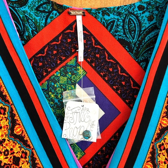 FREE PEOPLE boho maxi dress, size M, NWT - Picture 15 of 16